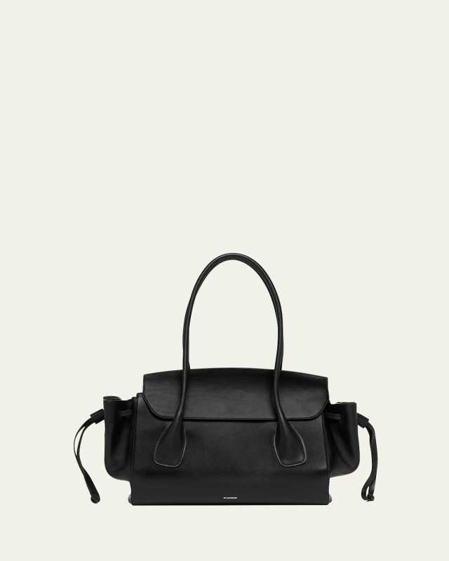 Voyage Small Calfskin Leather Top-Handle Bag